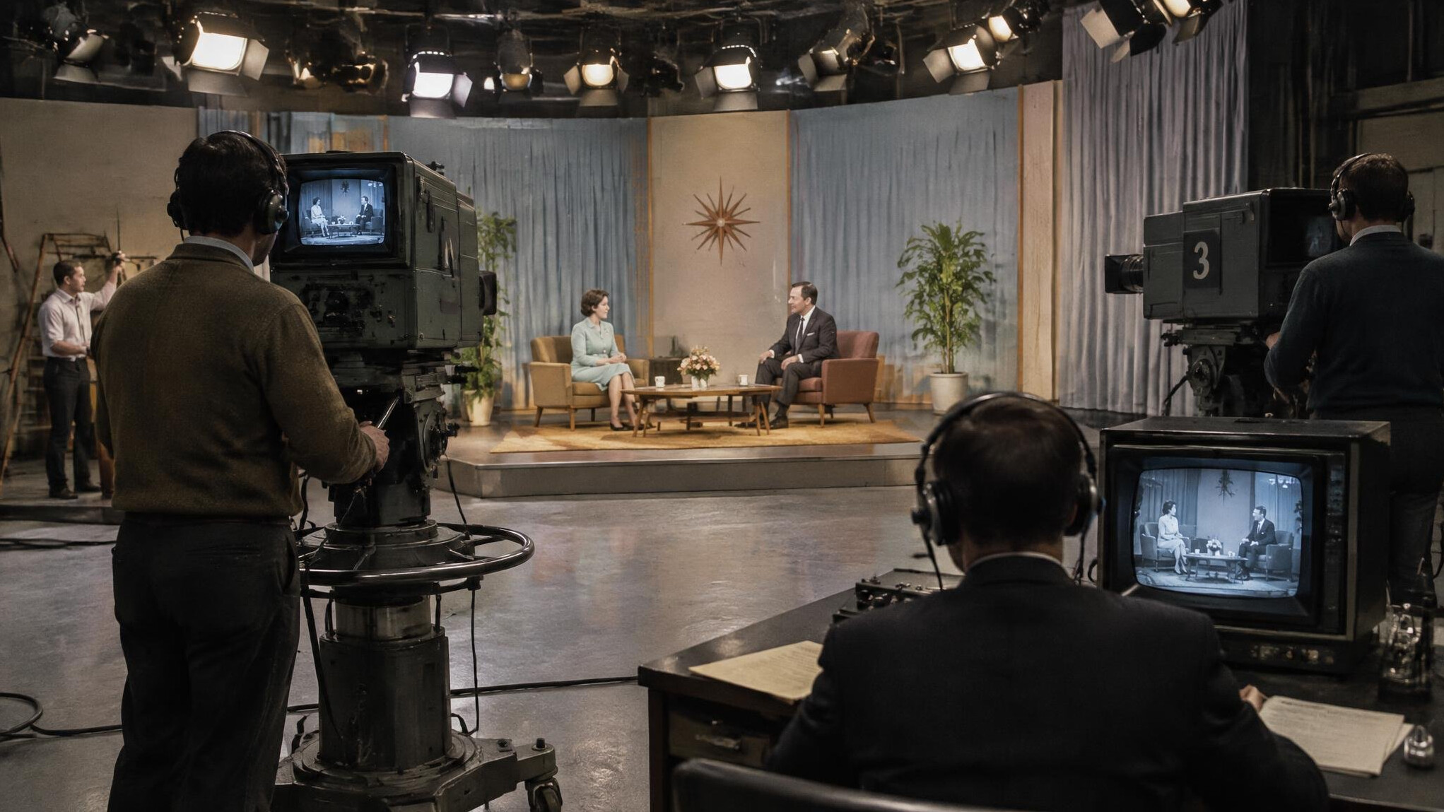 old television studio