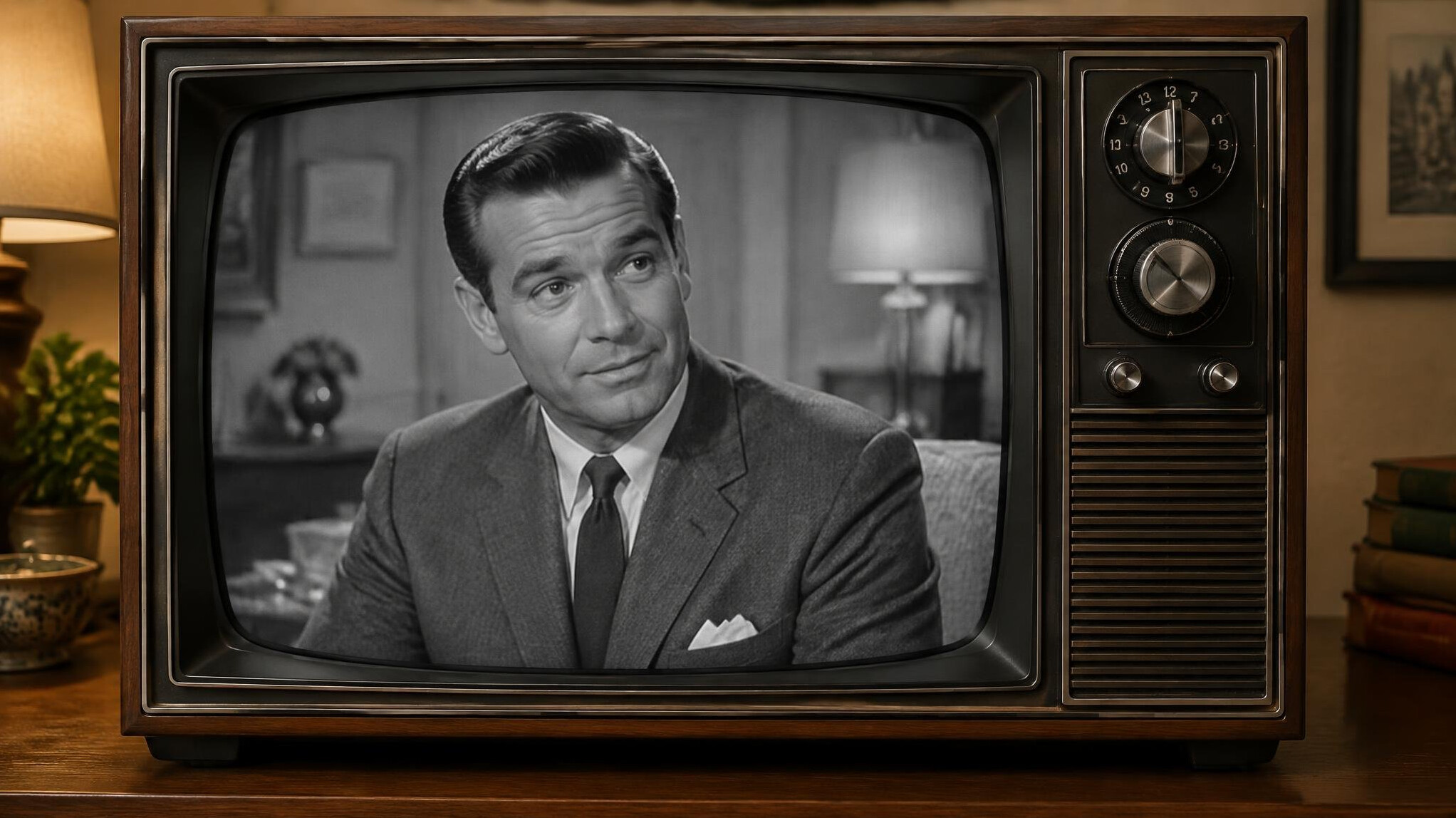 vintage television set