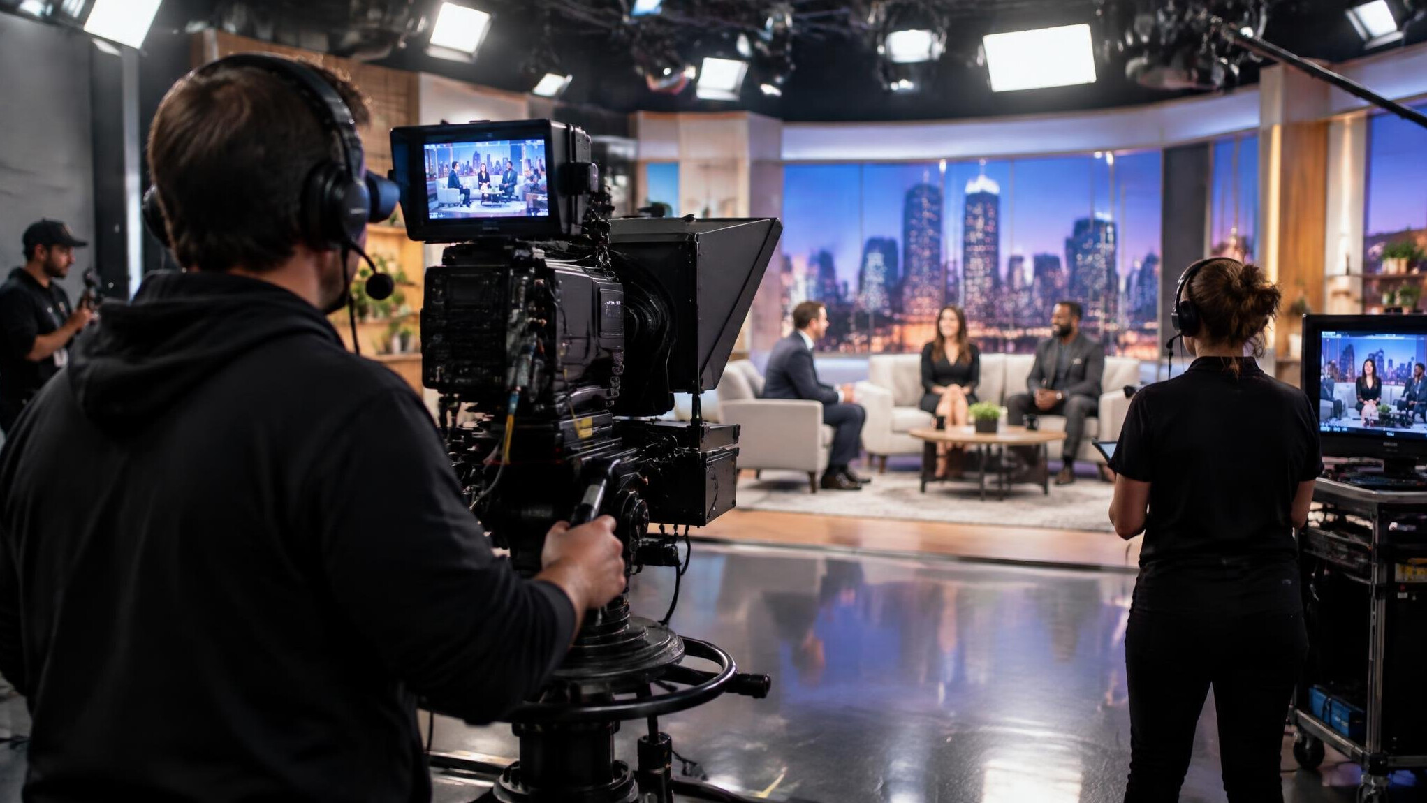 behind the scenes tv studio