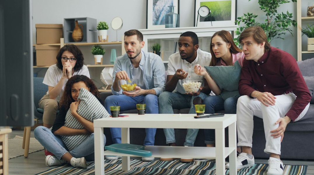 tv show cast laughing