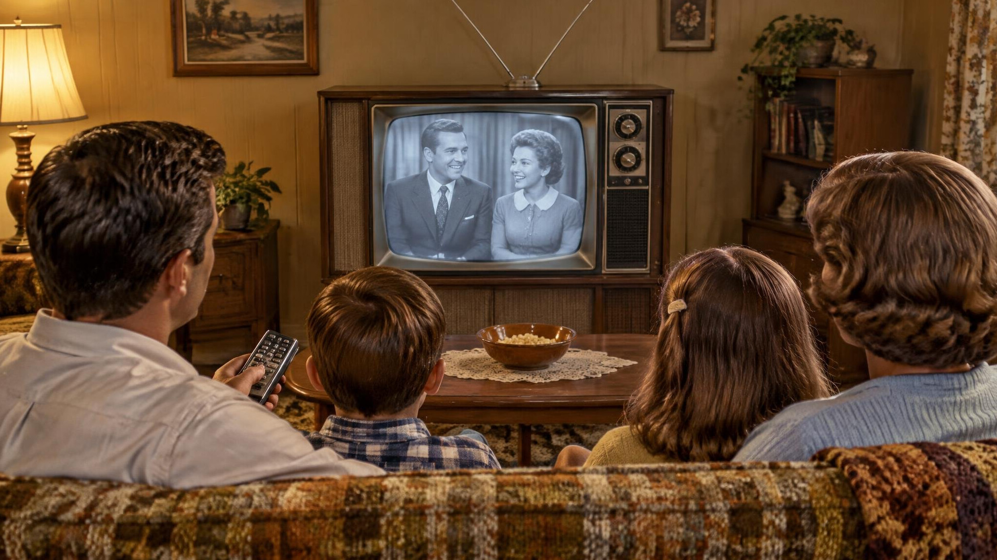 vintage television set