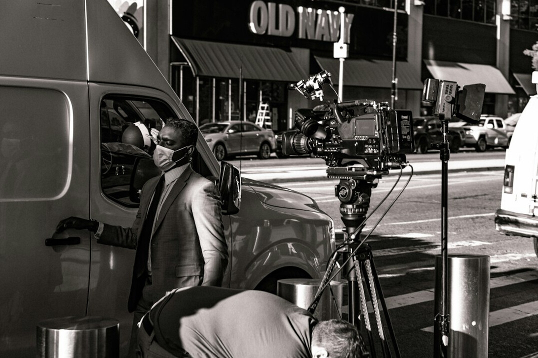 classic tv actor on set